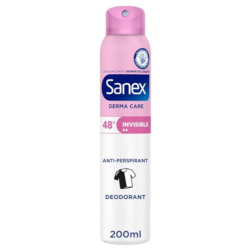 Sanex Sanex Derma Care Invisible 48H Antiperspirant Spray Deodorant200 ml, 200ml – Image 2